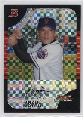 2005 Bowman Chrome X-Fractor /225 Kazuo Matsui #51 - Image 1 of 2