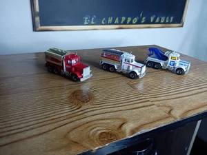 💥Matchbox Trucks/Cars 3 Truck Lot 1987/1981 Getty/Shell/Police Wrecker💥 - Picture 1 of 13
