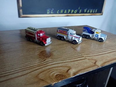 💥Matchbox Trucks/Cars 3 Truck Lot 1987/1981 Getty/Shell/Police Wrecker💥 - Image 1 of 4