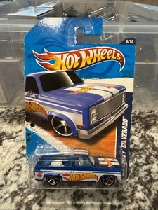 2011 Hot Wheels HW Racing '83 Chevy Silverado BLUE/WHITE (edges/blister) - Picture 1 of 5
