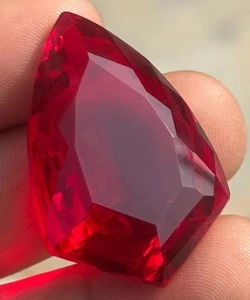 Topazio Brasiliano Rosa-Rosso Certificato Naturale 106 Ct Pietra Preziosa Sciolta - Foto 1 di 7