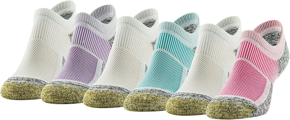 Calcetines GOLDTOE para mujer con cojín de rebote tan bajos (6 pares) Foto 1 de 2