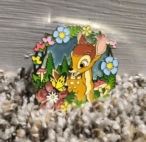 Disney Uncas - Bambi - Stained Glass Floral Pin - Picture 1 of 3