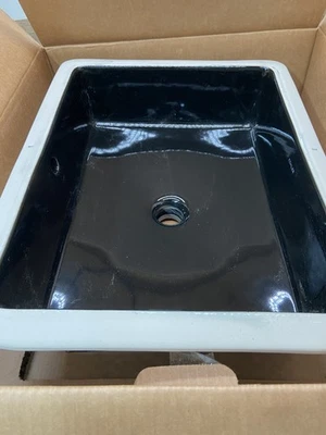 Kohler K-2882-7 Verticyl 19-13/16" Rectangular Undermount Sink ,Black - Image 1 of 3