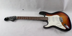 Electric Guitar Strat Left Handed Lead Sunburst Stratocaster Vintage Style Lefty - Picture 1 of 11
