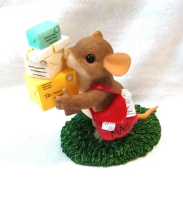 "Delivering Happiness" Charming Tails Figurine (Mouse) NIB [AdvSample][ClubExcl] - Bild 1 von 6