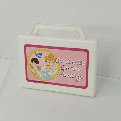 ВИНТАЖНЫЙ WALT DISNEY CINDERELLA СВАДЕБНЫЕ УКРАШЕНИЯ И ЧЕХОЛ ИГРУШКИ 1983 - Изображение 1 из 4
