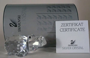 SWAROVSKI IPPOPOTAMO GRANDE HIPPOPOTAMUS - RITIRATO - NUOVO DA NEGOZIO - 151187 - Picture 1 of 1