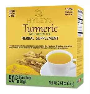 Tea Original Green Tea with Turmeric Herbal Supplement, 50 ct - Picture 1 of 4