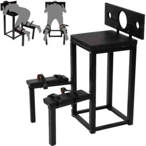 Sex Stuhl Paare Möbel BDSM Bondage Sitz Fessel Halsband Knöchel Handschellen - Bild 1 von 17