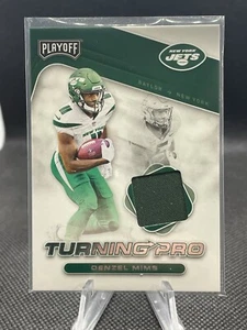 2020 Panini Playoff - Turning Pro Memorabilia #TP-18 Denzel Mims (MEM, RC) - Foto 1 di 2