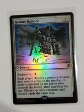 Restore Balance FOIL 036/289 Time Spiral Remastered Rare MTG