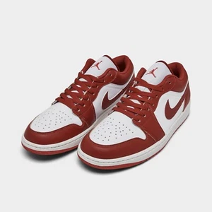 Jordan 1 Retro Low SE Basketball Shoes White / Dune Red Sz 11 FJ3459 160 - Picture 1 of 6