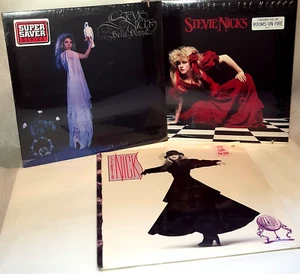 Stevie Nicks - 3 Original Still Sealed Vinyl LPs US 1st Press w/ Hype Stickers! - Picture 1 of 12