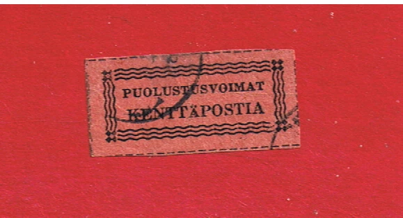 Finlândia #M1 Muito bom estado usado selo militar livre S/H - Imagem 1 de 1