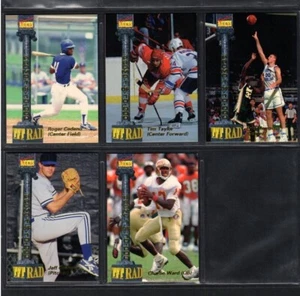 1994 Signature Rookies Tetrad Multi Sport 5 Karten Promo Set 1/10000 - Bild 1 von 2