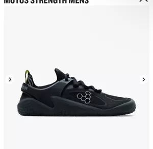 NEW Men's Vivobarefoot Motus Strength Training Shoes Size 11 US black sneaker - Picture 1 of 9
