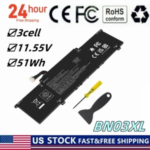 BN03XL Battery For HP Envy x360 13-AY 13-BA 15-ED L77034-005 HSTNN-DB9N 51Wh - Picture 1 of 14