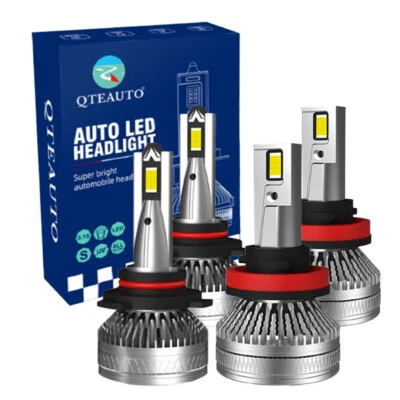 4 piezas 9005/HB3/H10 H8/H9/H11 LED alto bajo hasta 2012 2014 2016 2017 Mitsubishi I-Miev Foto 1 de 4