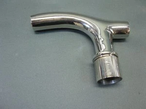  Manico testa derby ottone argento stile vintage per bastone legno bastone da passeggio regalo - Foto 1 di 4