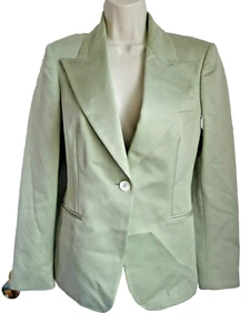 Michael KORS Blazer Jacket sz 4 Runway Resort Collection CELADON ITALY NWT $1350 - Picture 1 of 10