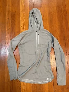 Patagonia Capilene 4 Expedition Weight Hoodie 1/4 Zip Active Pullover Gray S - Picture 1 of 4