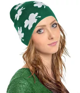 Gorro tejido trébol día de San Patricio ~NUEVO~ - Imagen 1 de 1