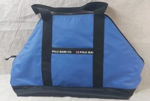 Polo Jeans Co Bag Ralph Lauren Blue Tote Messenger Weekend Retro 90s Style - Picture 1 of 5