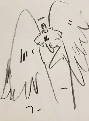 Хосе Трухильо Ангел НОВАЯ РАБОТА Коллекционная Угольная Бумага Эскиз Рисунок - 9X12" - Изображение 1 из 4