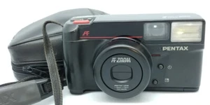 PENTAX zoom 70S 35mm PELÍCULA compacta Negra Probada "EXCELENTE" - Imagen 1 de 11