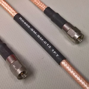 HQ SMA STECKER SILBER M17/128-RG400 Koaxial RF Stecker Hafen Industries - Bild 1 von 16
