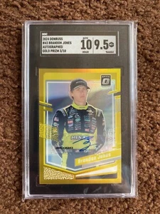 Donruss Optic Gold Brandon Jones 2024 automático #03/10 SGC grado 9,5 automático 10 POP 1 - Imagen 1 de 2
