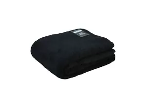 Sábana de baño jumbo negra extra grande 150 cm x 200 cm de lujo algodón turco 600 gsm - Imagen 1 de 1