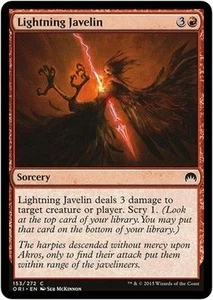 MTG Magic ORI FOIL - Lightning Javelin/Javelot d'éclair, English/VO - Picture 1 of 1