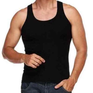 Herren Gym Unterhemden 100% Baumwolle - Uni Tank Tops für Sommer Training Multipack - Bild 1 von 10