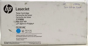 Genuine HP 648A CE261AC Cyan Toner Cartridge LJ Enterprise CP4025dn Sealed NEW - Picture 1 of 4