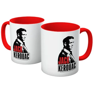 BEAT GENERATION SIDE POSE JACK KEROUAC 2 ICONIC WRITER MUG IN VARIOUS COLOURS - Picture 1 of 11
