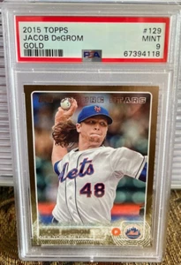 Jacob Degrom 2015 Topps Zukunft Stars #129 - Gold #D 622/2015 - PSA 9 - Bild 1 von 2