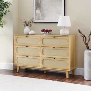 Chest of Storage Drawer 6 Drawer Cabinet Storage Box Drawer Cabinet for Bedroom - Picture 1 of 48