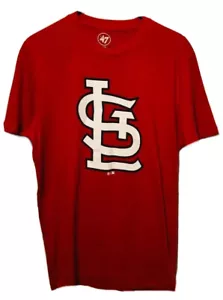St Louis Cardinals 47 Brand MLB Baseball Men's Size Medium T-Shirt Cotton NEW - Picture 1 of 2