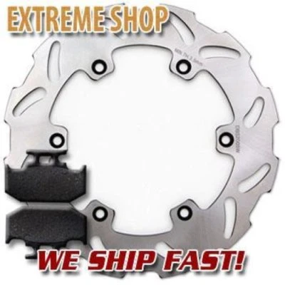 Rear Brake Rotor+Pads for Suzuki RM 125 & RM 250 (1989-1995) RMX 250 (1989-1998) - Image 1 of 2