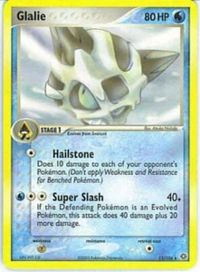 2x (EMERALD-013) Glalie (R) Carta Pokemon EX Smeraldo #13 - Foto 1 di 1