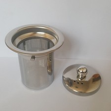 Infusore per tè in acciaio inox colino a foglie sciolte filtro a rete per tazza da tè teiera