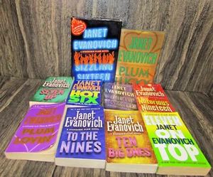 Janet Evanovich Stephanie Plum Series Saint Martin Mix Paperback Book Lot of 10 - Foto 1 di 23