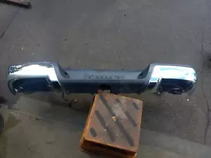 MAZDA BT50 REAR BUMPER UP-UR, CHROME, NON PARK SENSORS, STEP TYPE, 10/11-06/20 - Picture 1 of 12