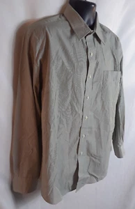 Lauren Ralph Lauren Shirt 17 Men Blue White Pinstripe L-Sleeve Button Up Pocket - Picture 1 of 6