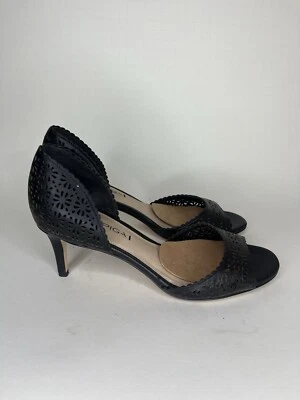 Via Spiga Zapatos Tacones Zapatos Sin Cordones Mujer Talla 38 EE. UU. 8M Cuero Negro  Foto 1 de 4