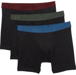 LUCKY BRAND Men Boxer Briefs Stretch multicolor Cotton Sz S 3 Pack Softness New - Picture 1 of 12