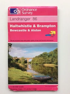 Ordnance Survey Landranger Map No 86 Haltwhistle & Brampton Bewcastle & Alston - Picture 1 of 2