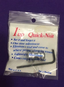 NOS 1980s Vintage 1UP QUICK NUT for QR SKEWER Fast Easy TRIATHLON Wheel Changes - Picture 1 of 4